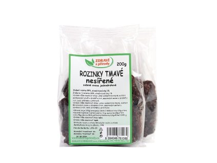 rozinky tmave nesirene 200g zp