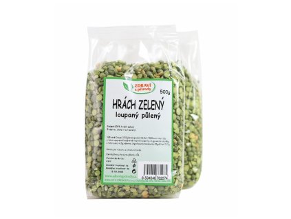 hrach zeleny puleny 500g zp