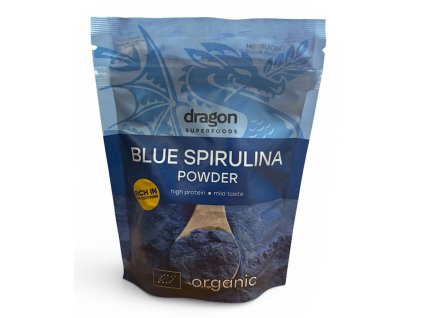 modra spirulina prasok