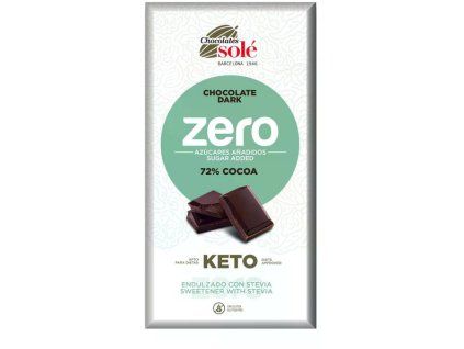 Cokolada horka bez cukru stevia