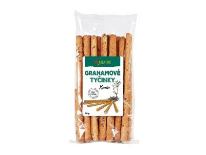 grahamove celozrnne tycinky kmin