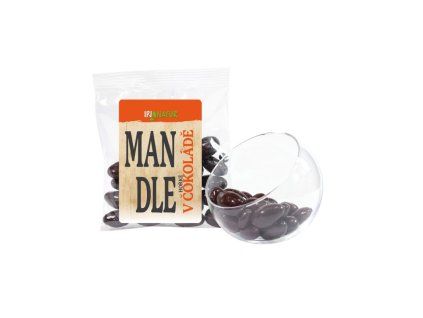 mandle v horke cokolade 100g zp