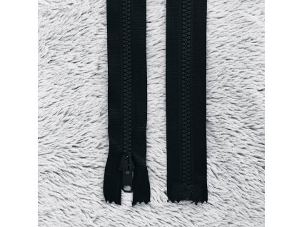 zip kostěný plastový černý 65 cm