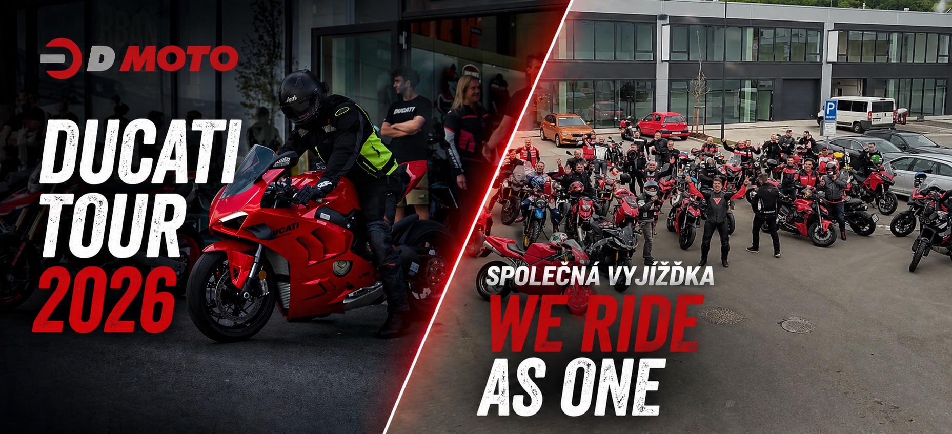 Ducati Tour 2026 a společná vyjížďka