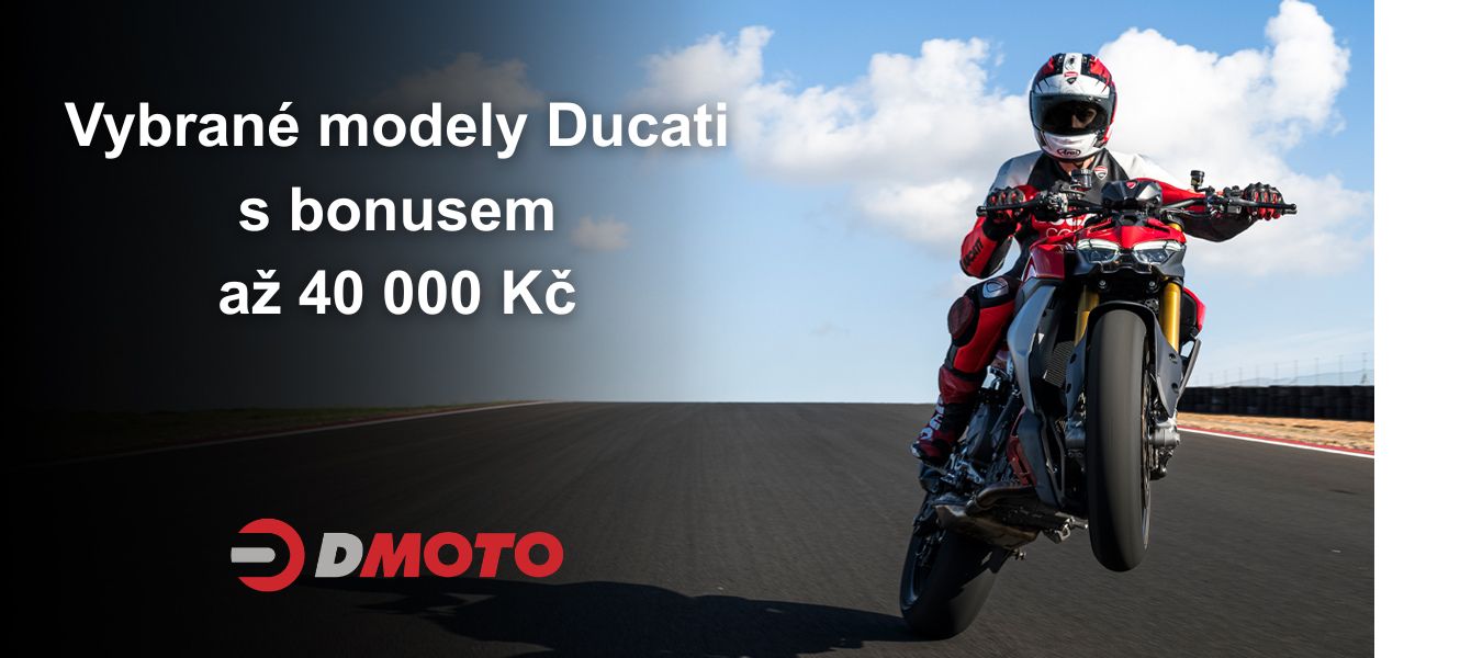 Vybrané motocykly Ducati s bonusem až 40 000 Kč
