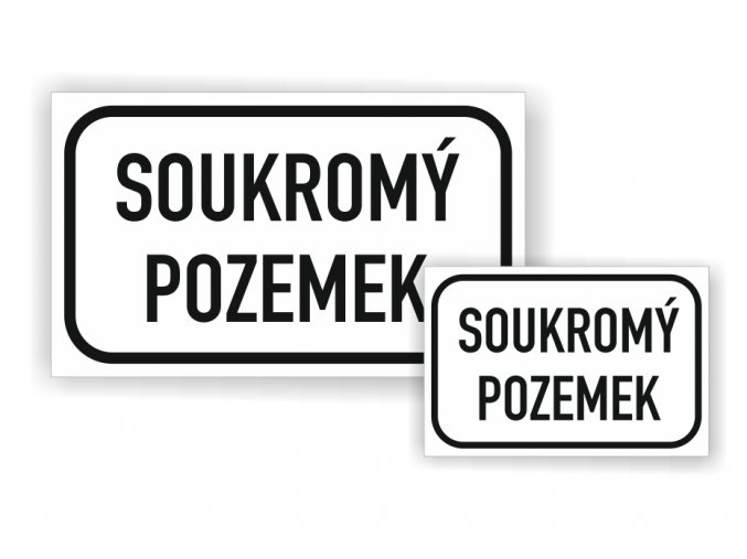 soukromy pozemek