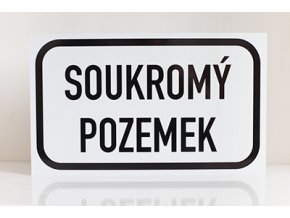 soukromy pozemek