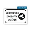 tabulka monitorovano kamerovym systemem