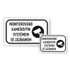 monitorovano kamerovym systemem zaznamem