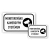 monitorovano kamerovym systemem