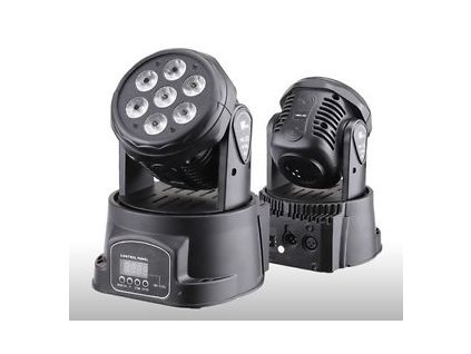 112 otocna led hlavice 7x10 qcl 4 in 1 rgbw dmx512