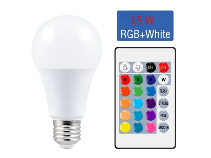 zarovka E27 RGB ovladac 1 LED099