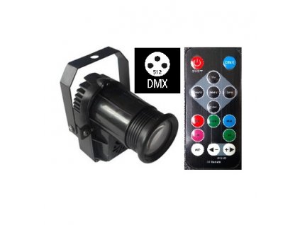 LED pinspot RGBW 10W DMX 1 LED491