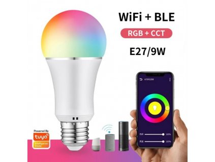 RGB CCT LED zarovka WIFI BLE 1 LED543