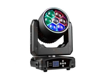 otocna LED hlava 7x40W RGBW BeamBee Zoom 1 LED690