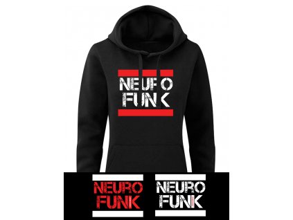 neurofunk mikinaSkapuci cerna damska h