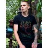 Pánské tričko DNB Tree černé / bílé (Velikost 3XL, Barva Černá - Design 1)