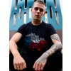Pánské tričko DNB Nation černé / bílé (Velikost 3XL, Barva Černá)