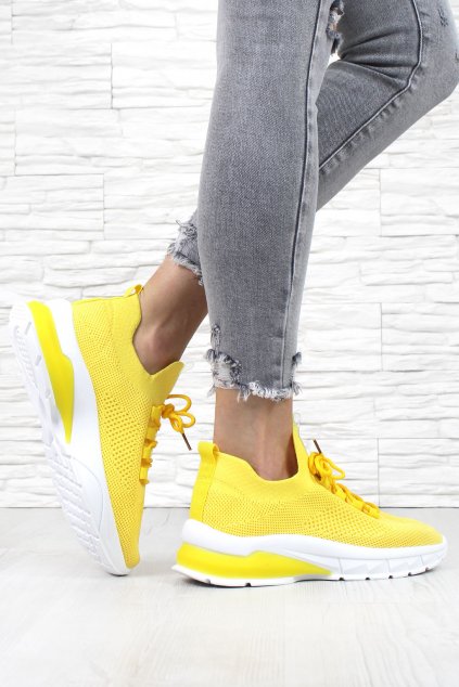 Žluté sneakersy J98YE (1)