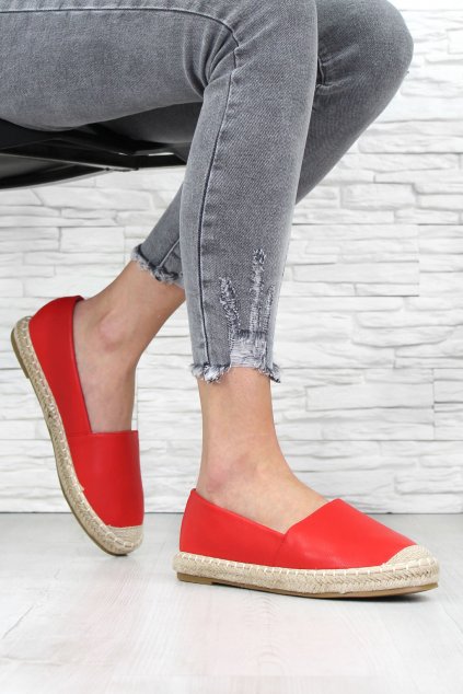 Červené espadrilky JC02 3R (2)