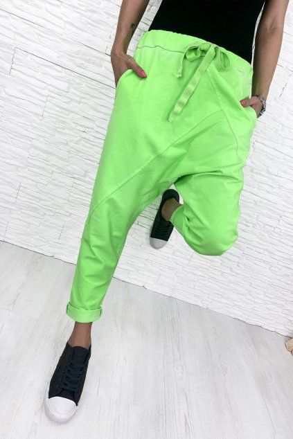 Neonove baggy zelene