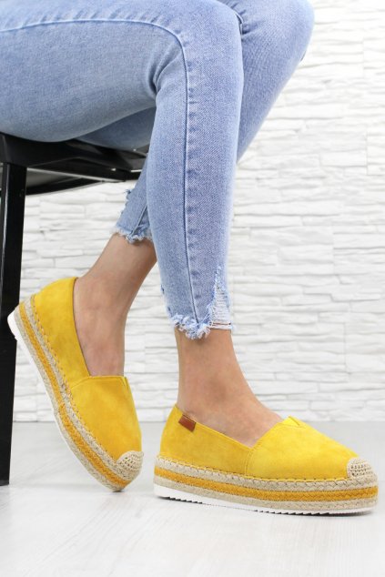 Žluté espadrilky 6801 6YE (2)