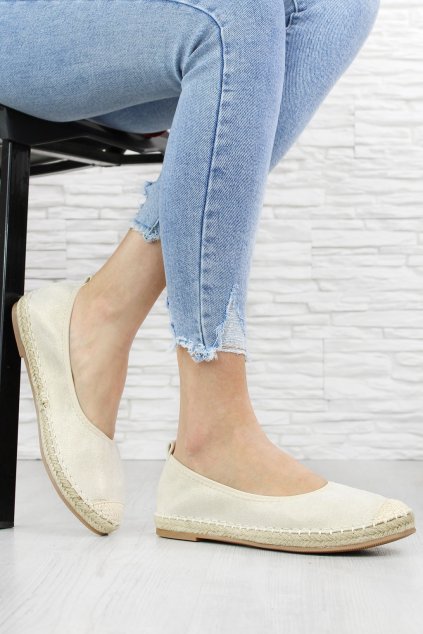 Béžové espadrilky XYS 2BE (1)