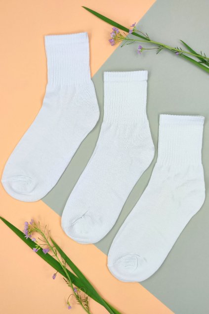 Dámské ponožky ZW 401A WH