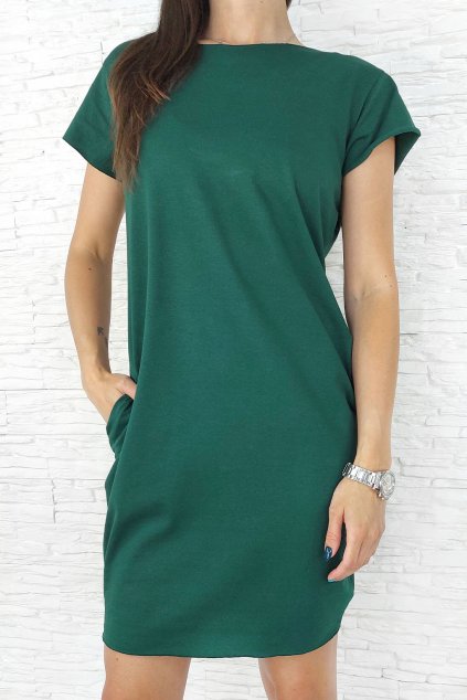 Dámské zelené šaty 4872D (1)