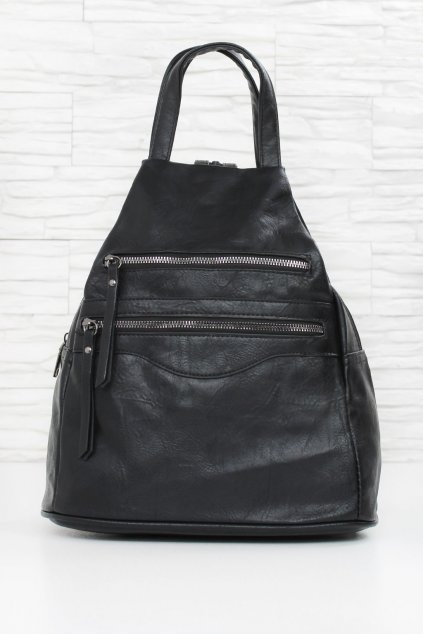 Dámský černý batoh 845B (1)