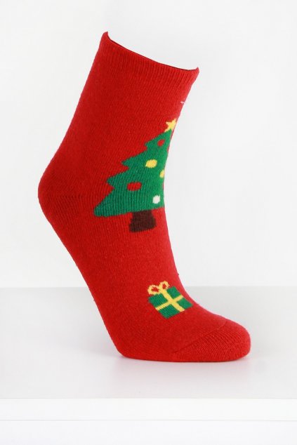 Vánoční termo ponožky SDM04R GR (1)