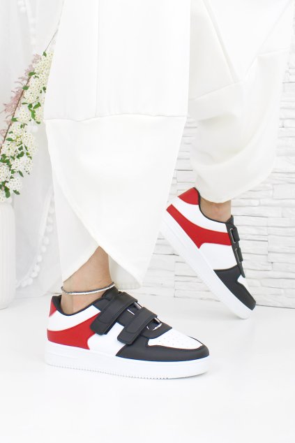 Tenisky na suchý zip 3721 3B.W (1)