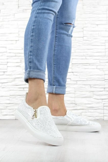 Slip on tenisky AK 163WH (2)