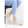 Šedé slip on tenisky NB166P (2)