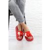Červené pantofle 7 S155C (2)