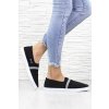 Černé slip on tenisky 11011 1B (2)