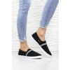 Černé slip on tenisky 11011 1B (3)