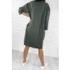 Khaki dámské šaty L XXL DL9872KH (2)