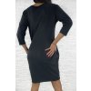 Černé šaty L XXL DL9872B (3)