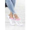 Bílé gumové pantofle 9000B WH (2)
