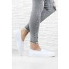 Bílé slip on tenisky 11015 8WH (2)