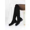 Černé vysoké kozačky GY62 1B (1)