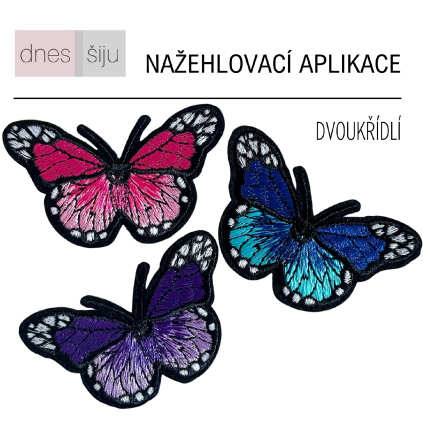 Nažehlovací aplikace - DVOUKŘÍDLÍ