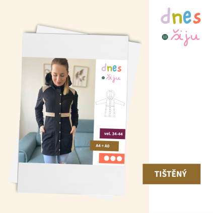 DÁMSKÁ BUNDA RAINY | TIŠTĚNÝ STŘIH