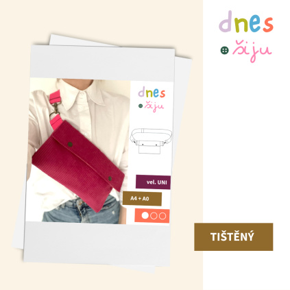 DÁMSKÁ LEDVINKA PINKIE | TIŠTĚNÝ STŘIH