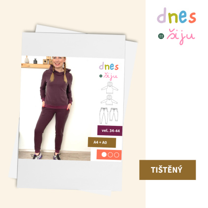 DÁMSKÁ TEPLÁKOVKA BASIC | TIŠTĚNÝ STŘIH