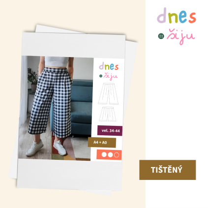 DÁMSKÉ KALHOTY WIDELY | TIŠTĚNÝ STŘIH