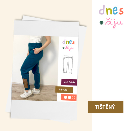 DÁMSKÉ TEPLÁKY BUSHY | TIŠTĚNÝ STŘIH