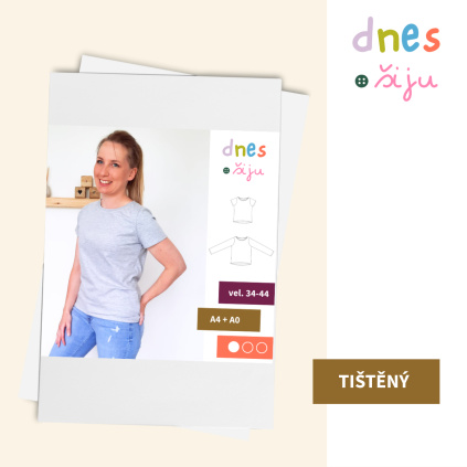 DÁMSKÉ TRIČKO BASIC | TIŠTĚNÝ STŘIH