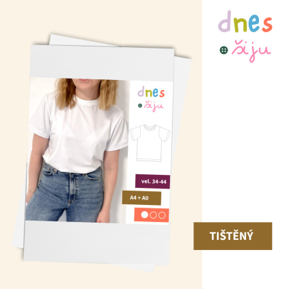 DÁMSKÉ TRIČKO ELEMENT | TIŠTĚNÝ STŘIH